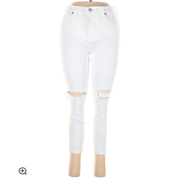 White abercrombie and fitch jeans - Picture 1 of 2